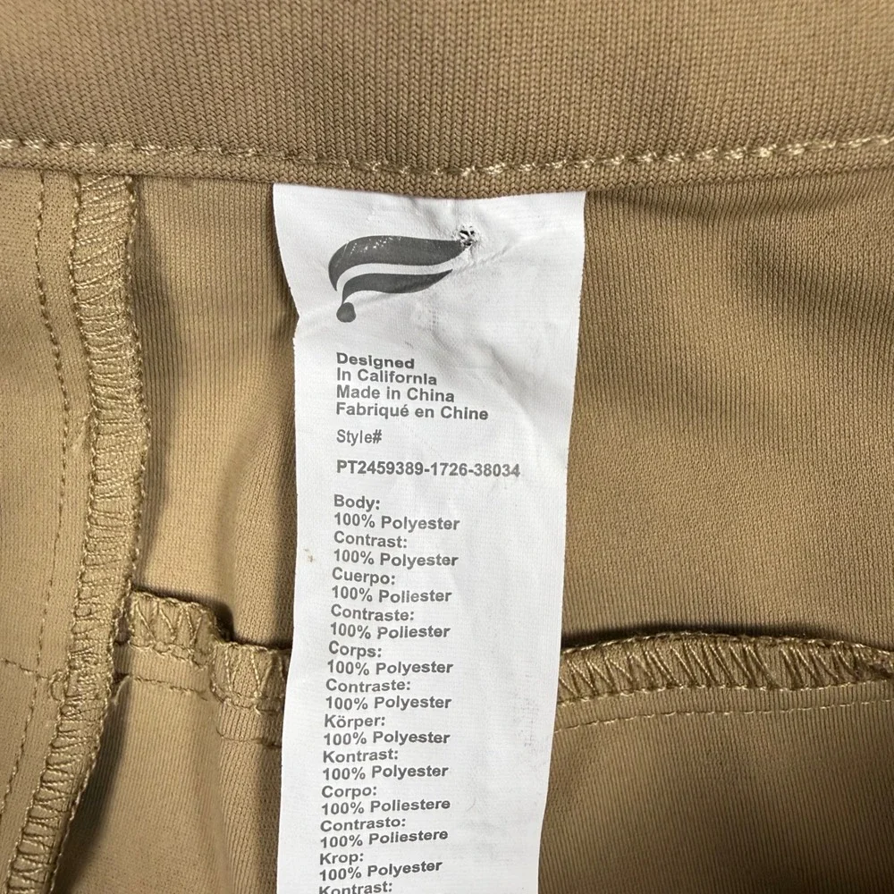 Fabletics Mens The Only Pant Khaki Tan Tech Chino 38x34 PT2459389-1726-38034